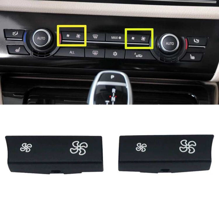 бутони за климатика за БМВ BMW f10 f18 f06 f15 f16 f02 степени клима