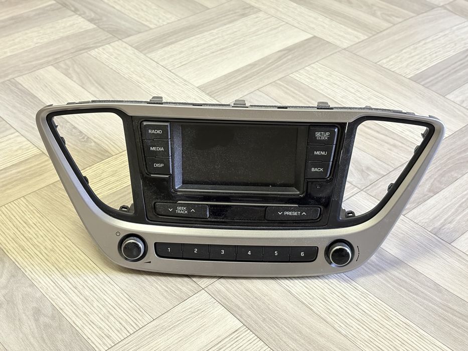 Оригинал магнитол от хюндай акцента 2018