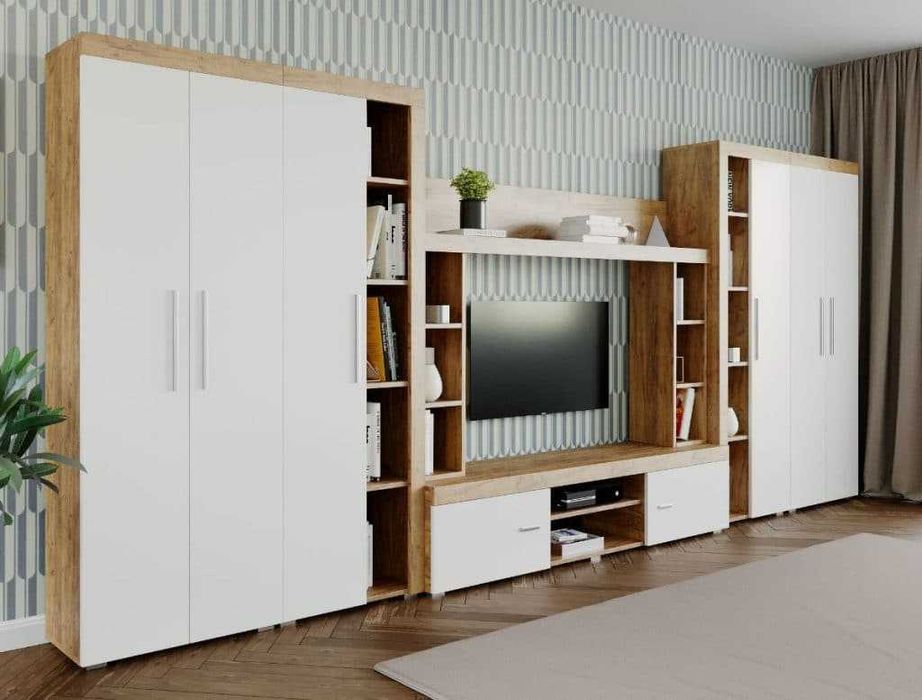 Mobila sufragerie-Living Milan C3 DUO Stejar