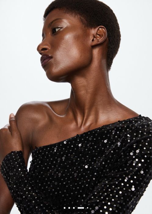 Блуза с Пайети Mango