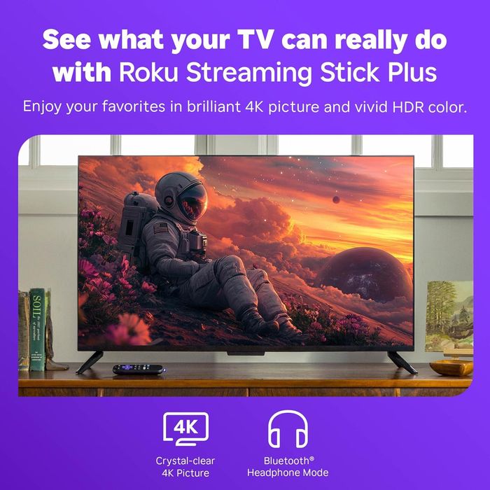 Dispozitiv de streaming HD pt tv,Roku Streaming Stick Plus,sigilat