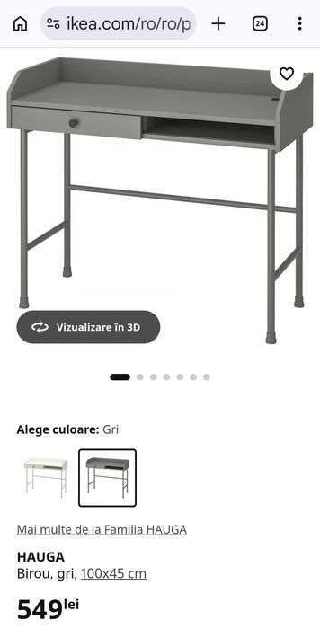 Vand set birou si scaun Ikea