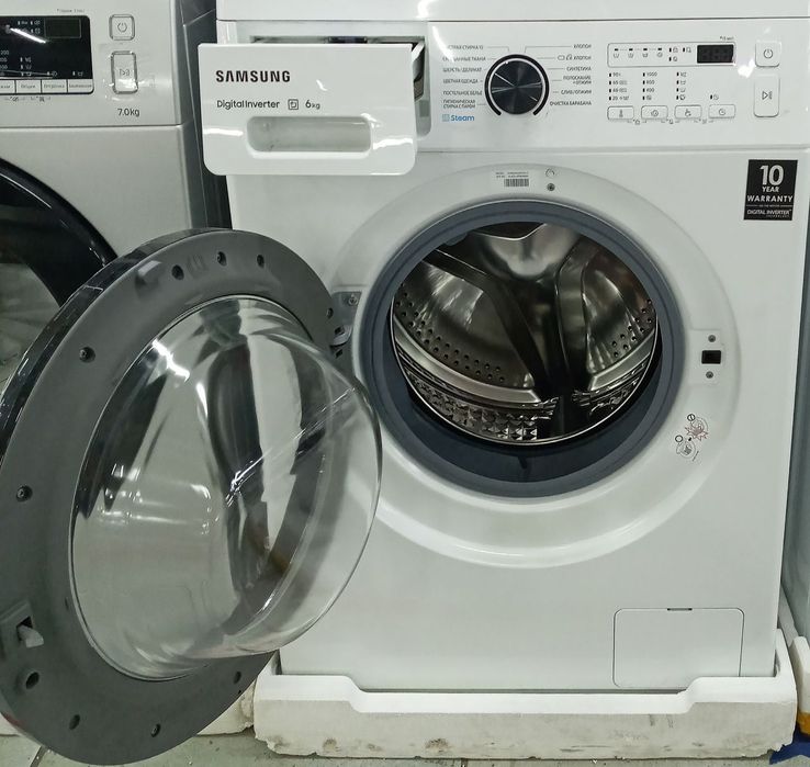 New (6кг) Samsung Стиральная машина Digital Inverter+Steam Доставка