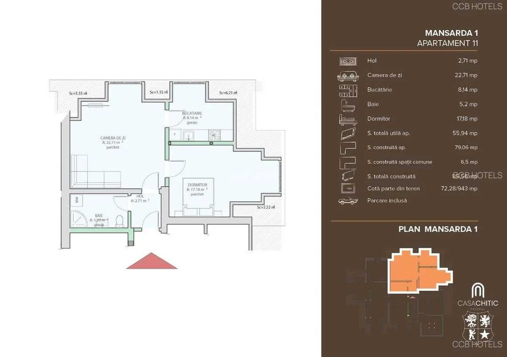 Apartament de vacanta- TVA 0% - Vila in stil Neo-Romanesc