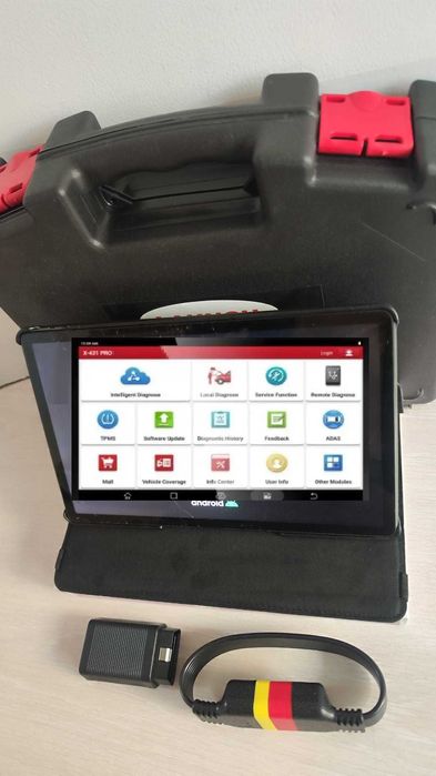 KIT Interfata auto Launch X431 EasyDiag Dbscar Original+Tableta Android auto soft profesinal service in romana Full Activat Gata, direct utilizare