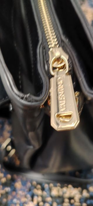 Rucsac Valentino, negru, piele ecologica