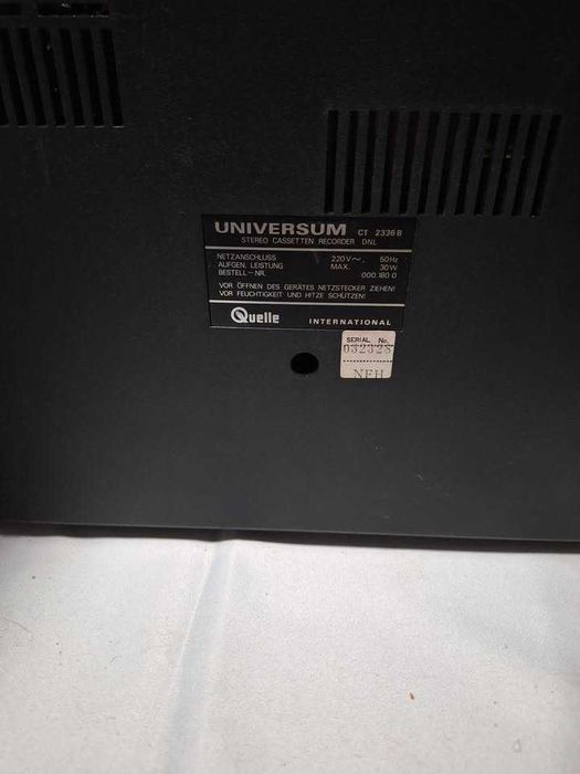 Deck UNIVERSUM CT 2336 B Stare buna de functionare