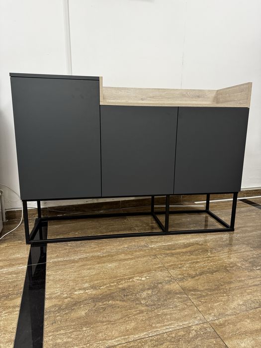 Vand Comoda moderna culoare gri antracit