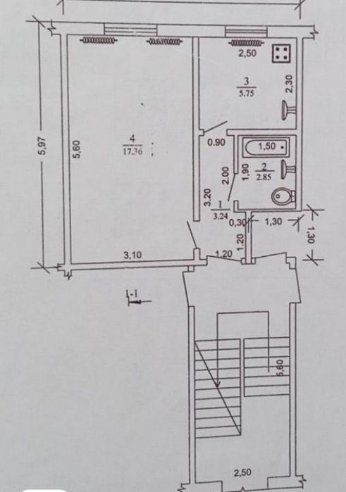 Ижара 1-хонали квартира