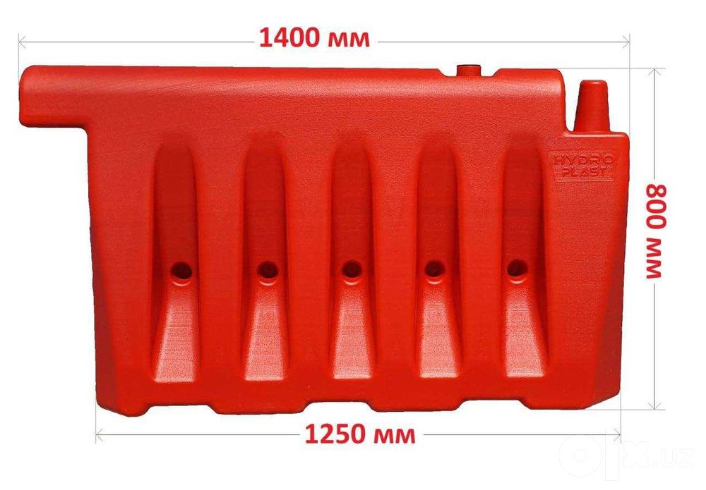 Дорожного бордюра размером 1400x800x350 см.