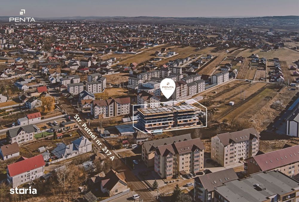Apartamente noi cu 2 și 3 camere, finisate la cheie, în Rădăuți, PENTA