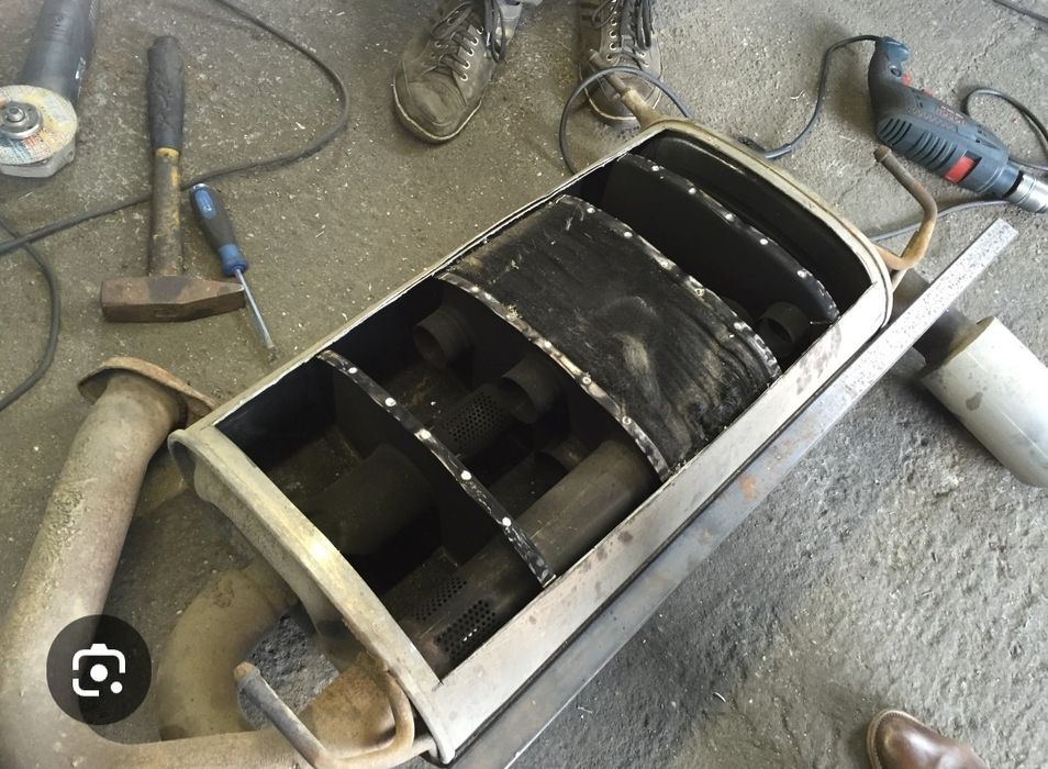 Мерседес глушитель ремонт