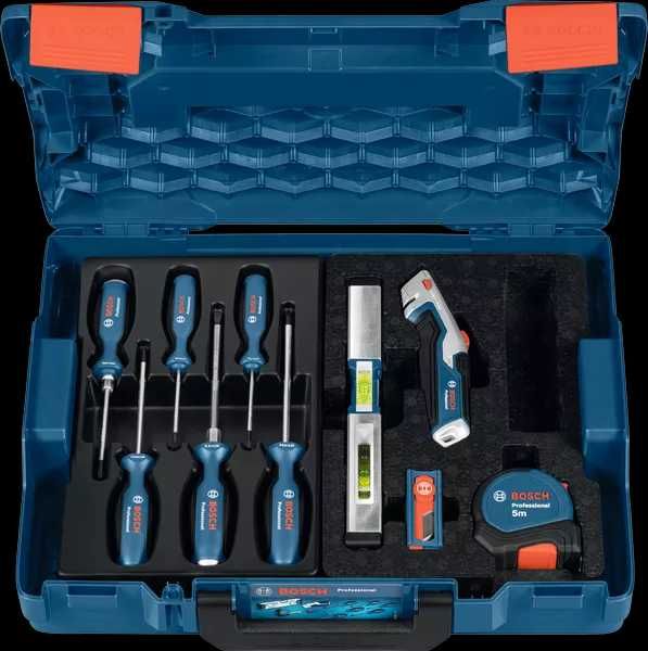 ПРОМОЦИЯ!Комплект ръчни инструменти 10 бр в L-boxx куфар Bosch