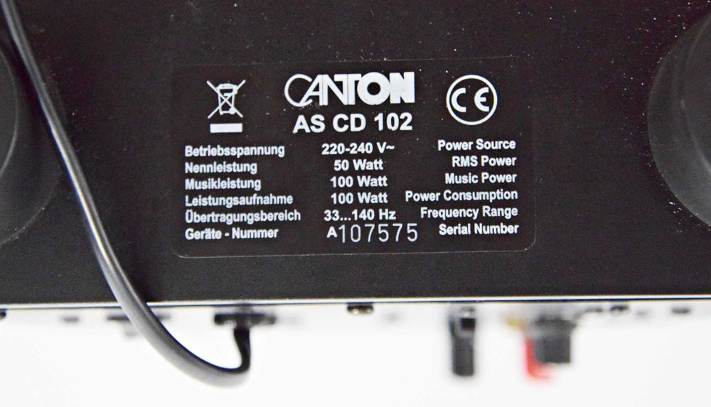 Subwoofer activ Canton AS CD 102