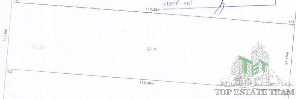 Teren 3096mp Otopeni - la asfalt, 27m deschidere