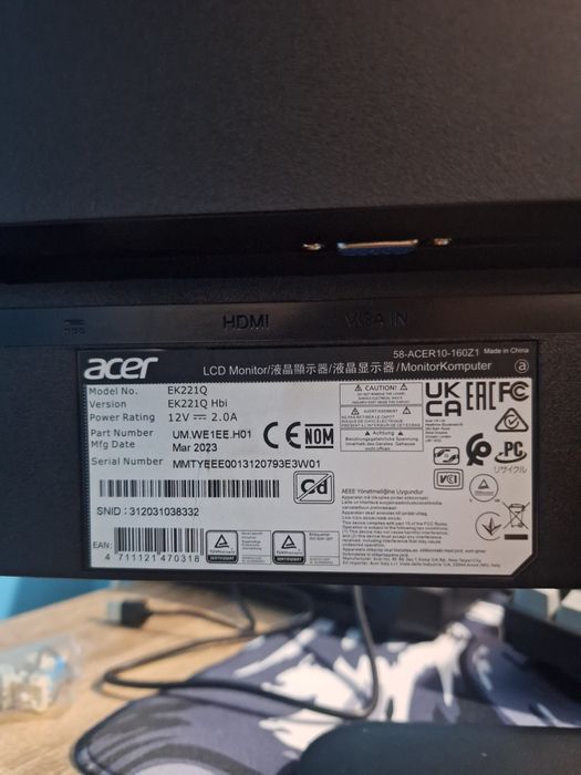 Монитор ACER 2023