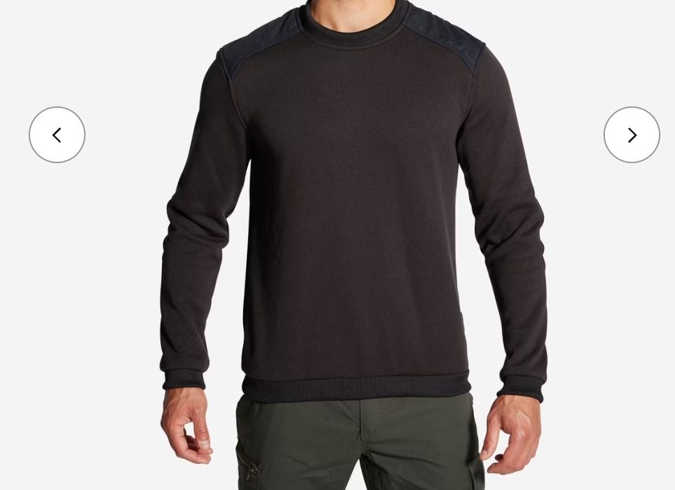 Мъжки черен пуловер