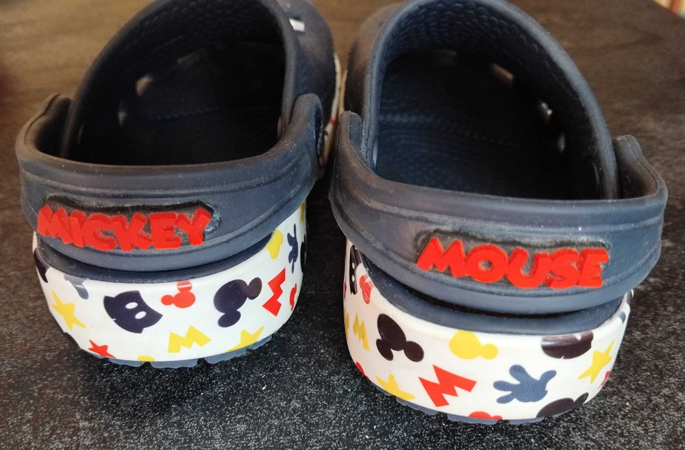 Крокс Mickey с отворена пета, Червен/Бял/Тъмносин