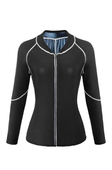 Костюм с эффектом сауны, жиросжигающий, для похудения, двойка