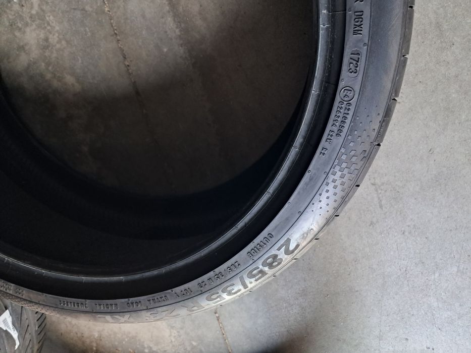 Anvelope second vara 285 35 R23 Continental 6mm 2023