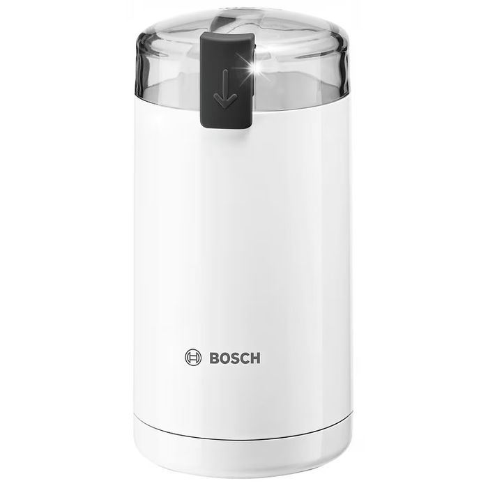 Кафемелачка Bosch, модел TSM 6A011W, 180W, 75гр, бяла, размери 17x9x9см