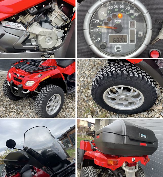 Atv Can Am Outlander Max 800cc R 4x4 / Recent adus din Germania / Limited Edition / LONG / 6820 km / Impecabil !  (Bombardier)