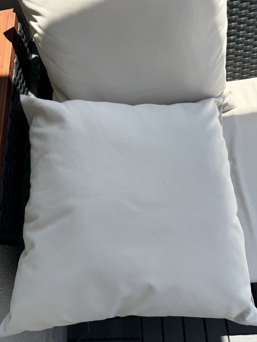 Perne de exterior gradina cu vatelina bej