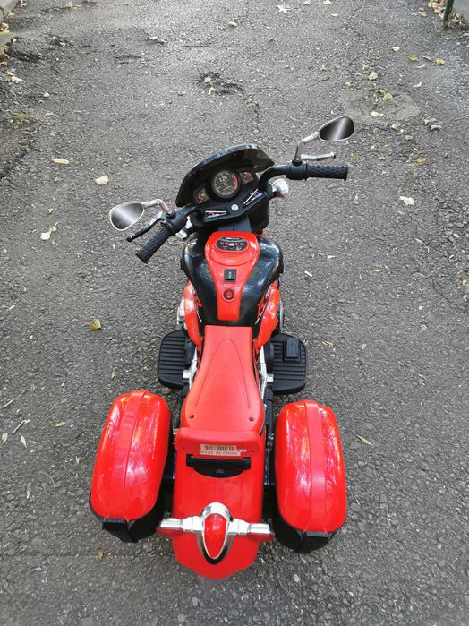 Червен акумулаторен мотор Motocross 1200CR 12V