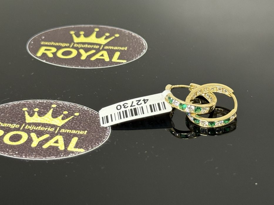 Bijuteria ROYAL : Cercei AUR 14K / 1.97 GR