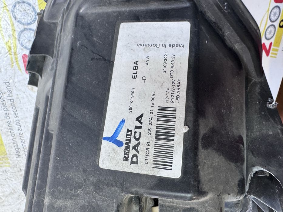 Far dreapta Dacia Logan 3 Sandero 3 Jogger fabricatie 2021-2023