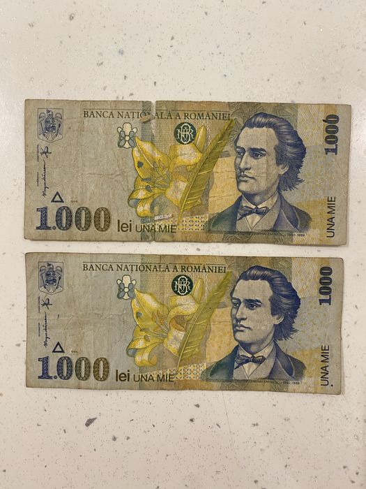 Bancnote 1000 lei 1998