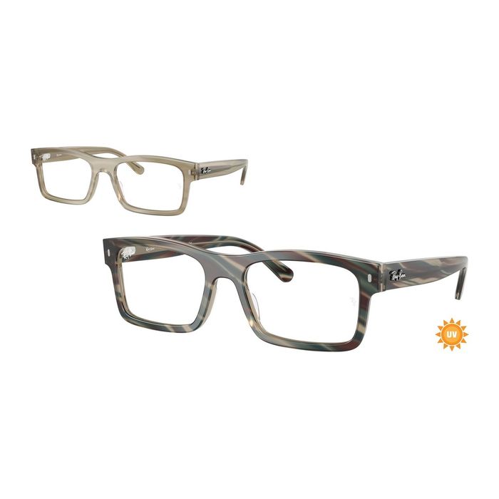 Ray-Ban RX5435 8381 Photo Striped Grey - Unisex Optical Frames 56mm