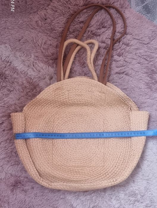 Vând geantă de plajă de paie