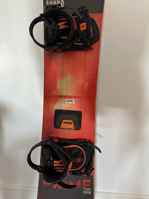 Snowboard Nitro Prime 155 cm + legături S/M
