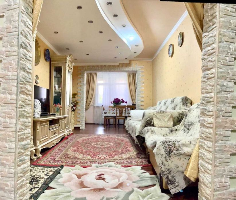 Юнусабад19 3/3/5 |Евроремонт  Не Торец| Зал, две спальни Балкон 2х6,4|