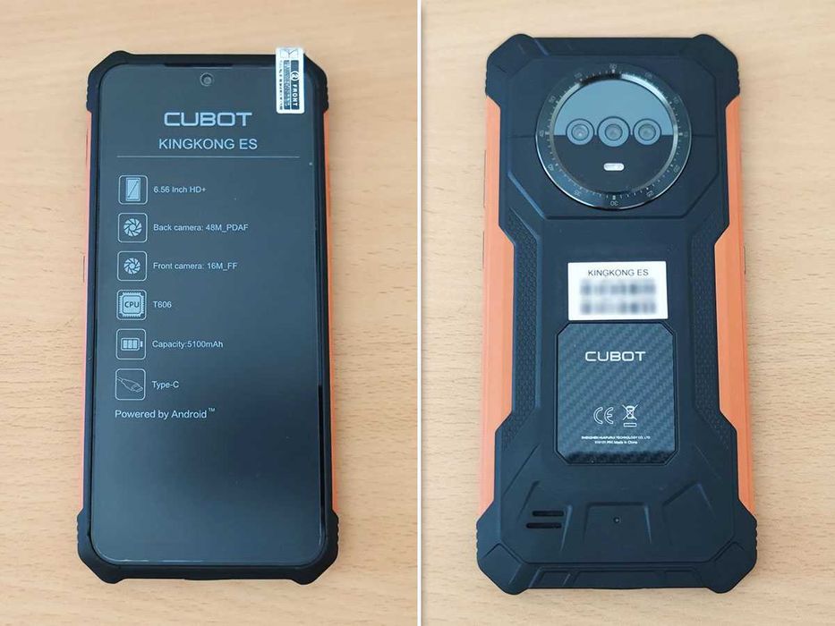 Нов Cubot Kingkong ES, удароустойчив, водоустойчив, 128гб, 6+6гб рам