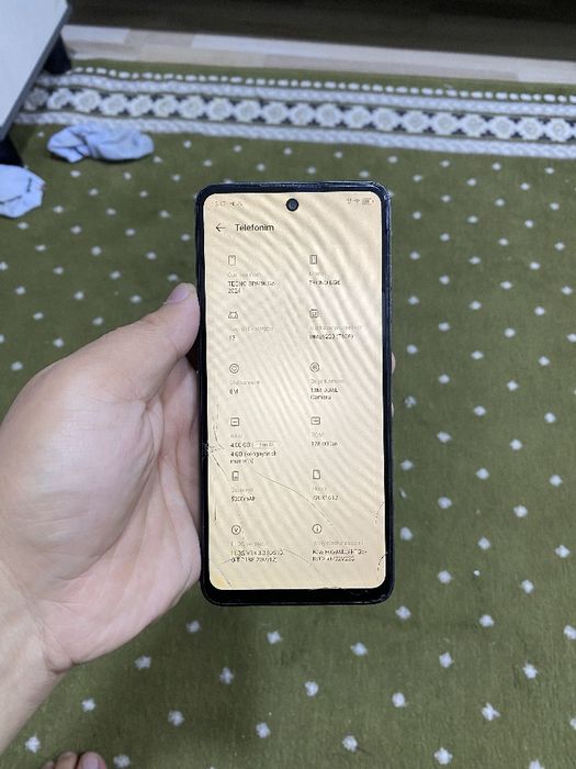 Tecno spark Go 2024 xotira 128/6 aybi sensiri singan imekasi yoq