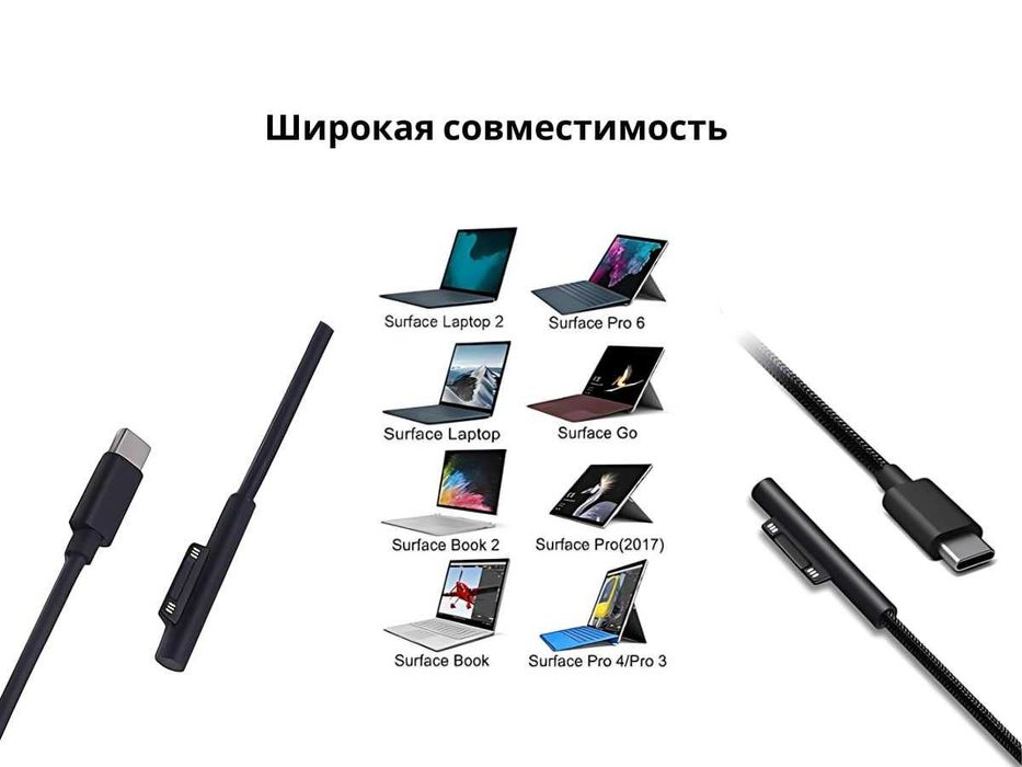Кабели Type-c to Microsoft Surface, Microsoft Surface kabel 1.5m typec