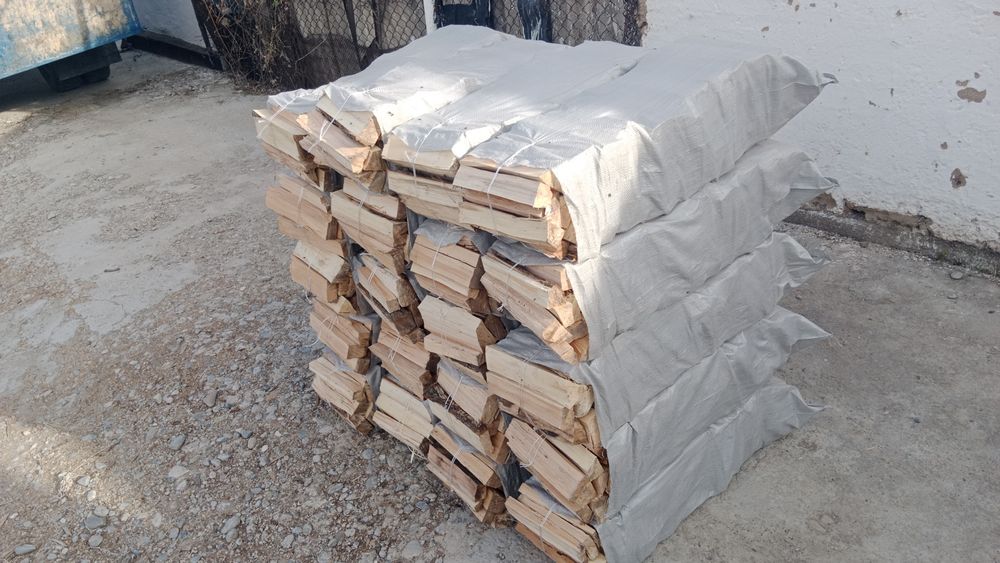 Дрова в мешках отын Капен доставка