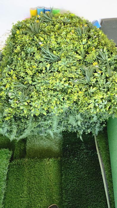 Искусственный газон и резиновое покрытие