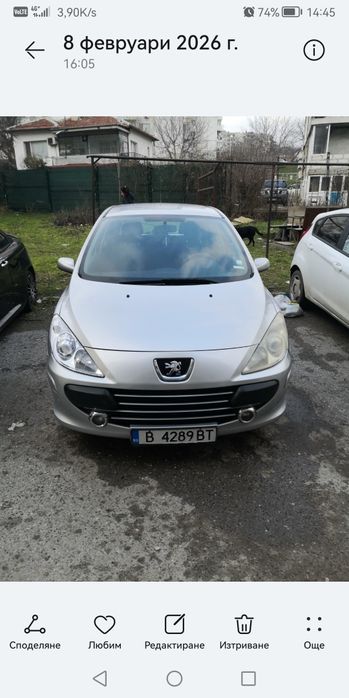 Пежо 307 фейслифт