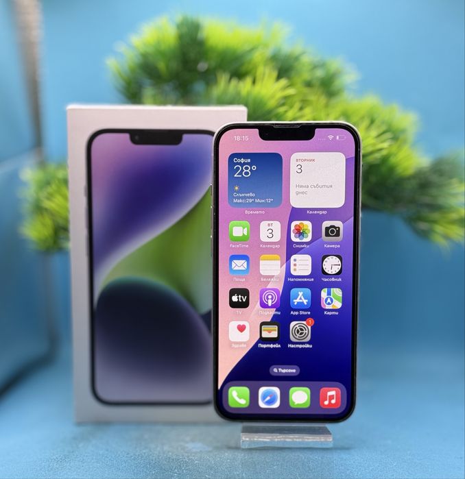 Apple iPhone 14, 128GB, 6GB RAM, 5G, Purple