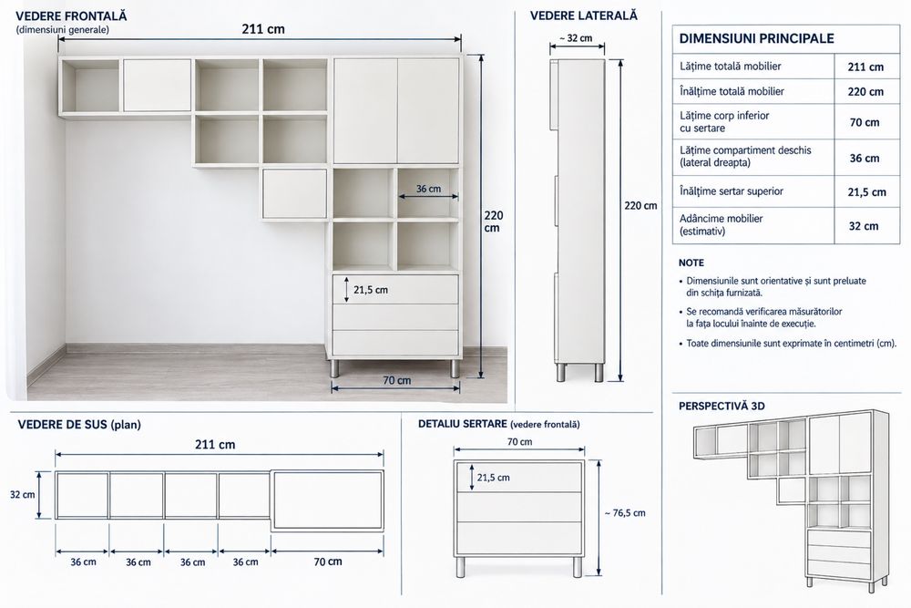 Mobila modulara Ikea