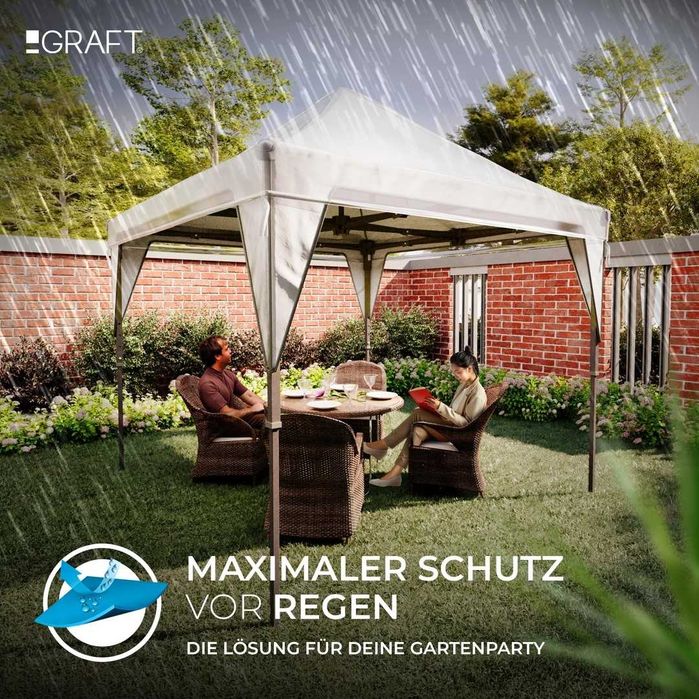 Husa de protectie pentru foisor de gradina  Acoperiș de ploaie foișor