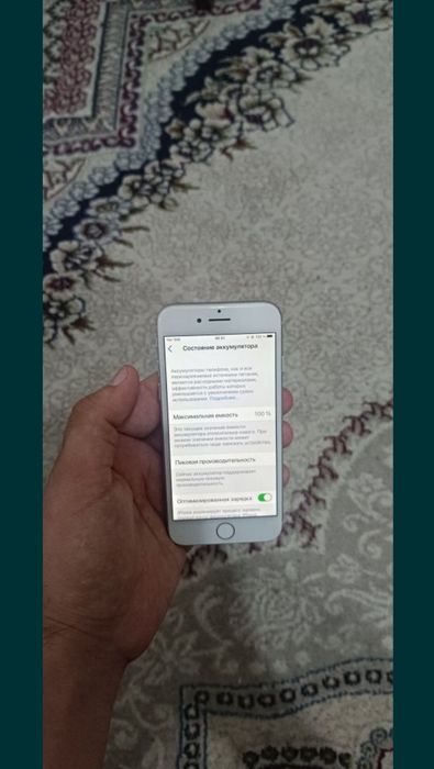 Apple Iphone 7 256GB Silver White Original Holati Yaxshi 256GB Flagman