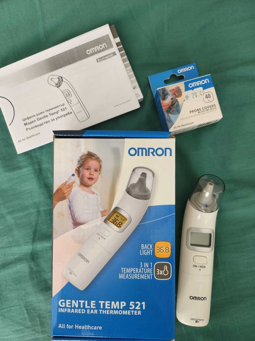 Термометър за ухо Omron Gentle Temp 521 3 в 1.