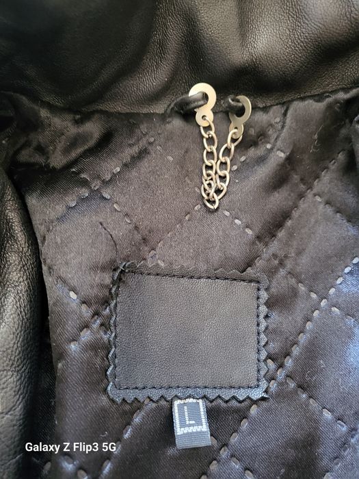 Дамско кожено манто