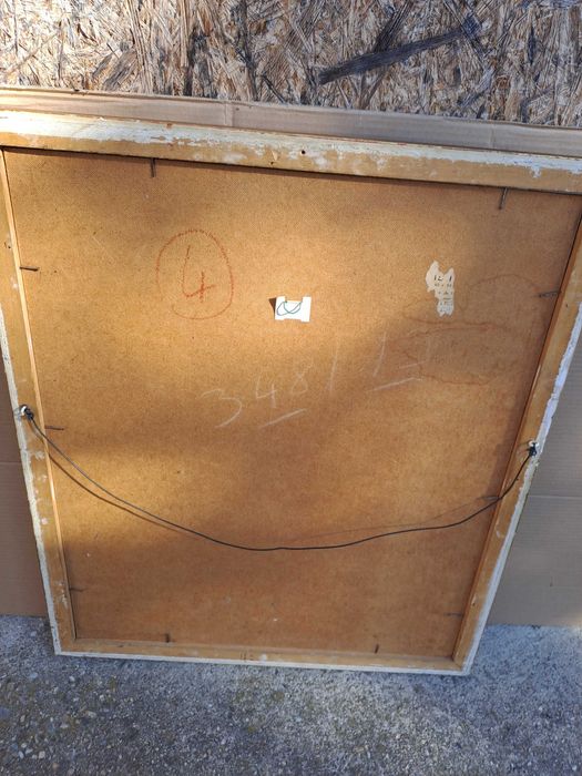 tablou pictura pe pfl 60/71,5 cm semnat provenienta Franta