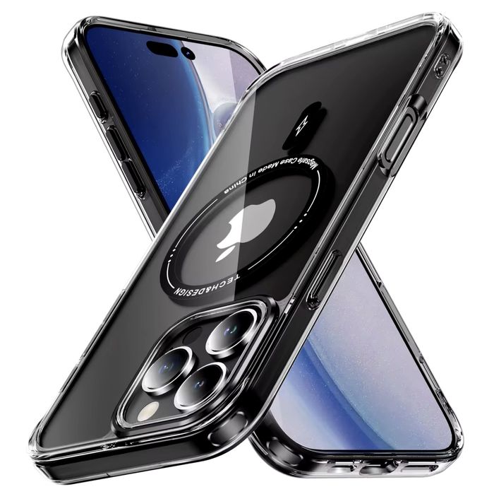 Husa iPhone 16 Pro Max + folie sticla intimitate