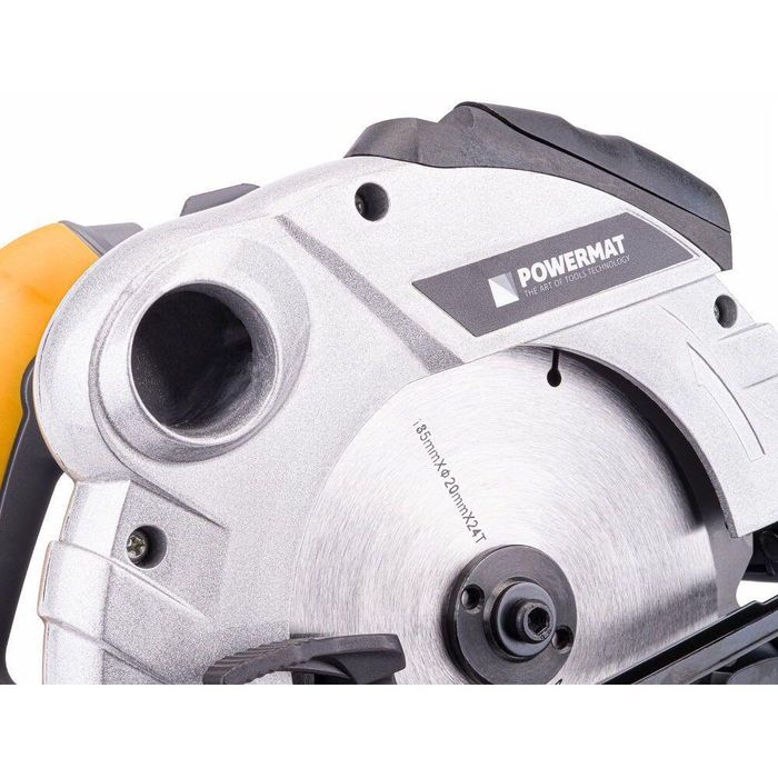 Fierastrau circular de mana cu laser pentru lemn, 2250 W, Powermat
